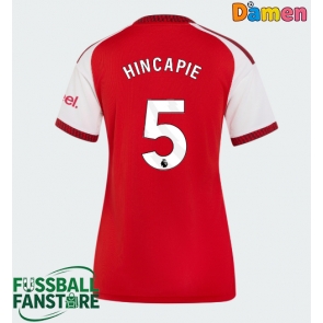 Arsenal Piero Hincapie #5 Replik Heimtrikot Damen 2026-27 Kurzarm